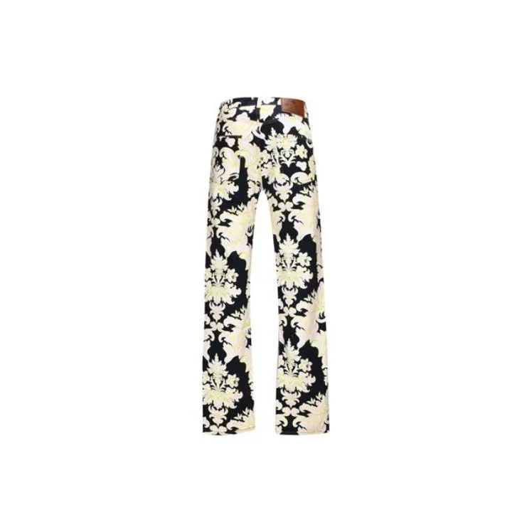 ETRO Flora-Printed Jeans-1