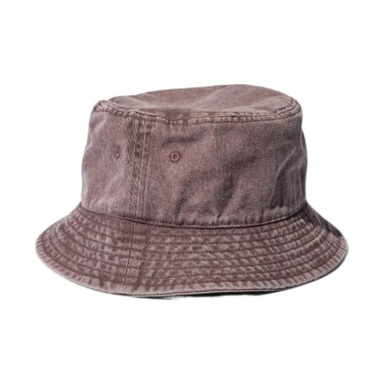 Stussy Cotton Bucket Hats Unisex Brown-2