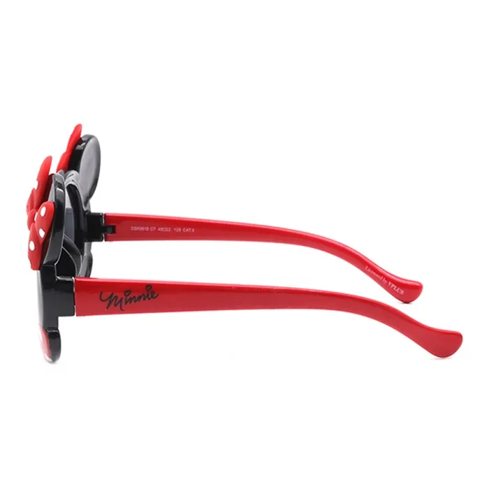 Disney Minnie Series TPEE Irregular Shape Sunglasses Kids' Plum Red Black-2