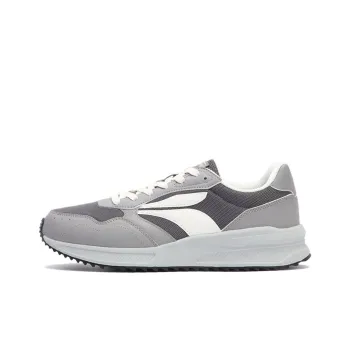 361° Durable Breathable Low Top Casual Shoes Men's Gray White