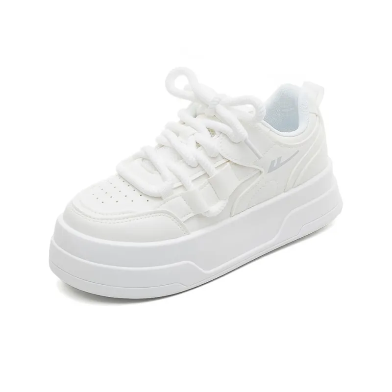 Warrior Warrior Abrasion Resistant Slip Resistant Low Top Skateboard Shoes Women's White-2