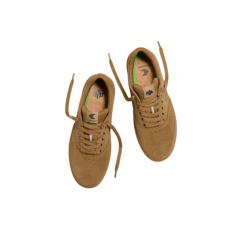 CARIUMA Low Top Skateboard Shoes Unisex Brown-3