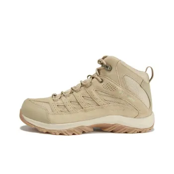 Columbia Abrasion Resistant Waterproof And Breathable Mid Top Outdoor Shoes Men's Khaki