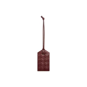 Bottega Veneta Lambskin Label Clip Bag Merch Women's Cherry