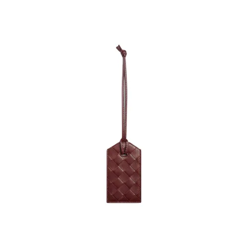 Bottega Veneta Lambskin Label Clip Bag Merch Women's Cherry