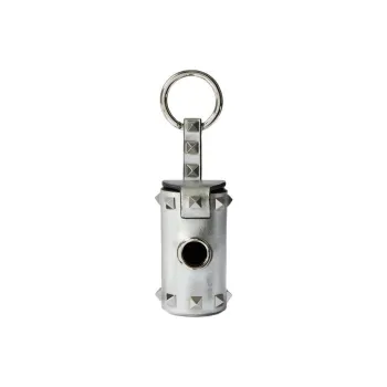 Valentino Rockstud Calfskin Storage Bag Women's Silver