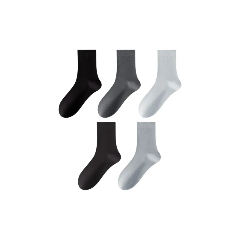 MIIOW Knee High Socks Men's 5 Pack-0