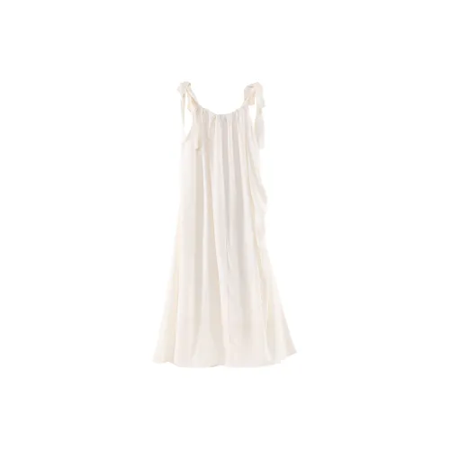 AHDO Slip Dresses Women's White