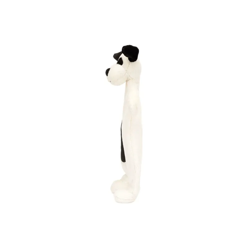 JELLYCAT Bashful Black & Cream Puppy Comforter Stuffed Animal-1