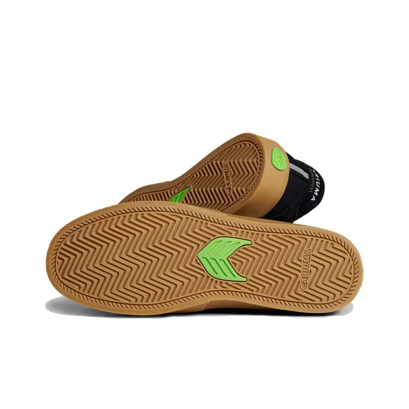 CARIUMA Low Top Skateboard Shoes Unisex Black-3