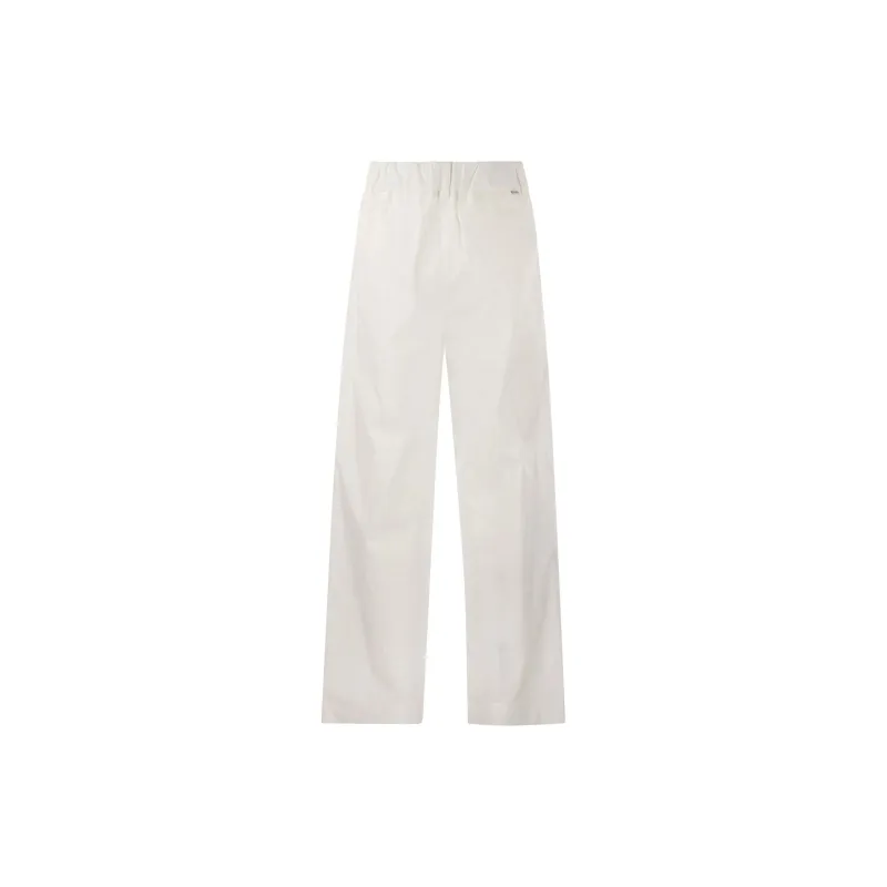 WOOLRICH Wide Leg Pleated Pants-1