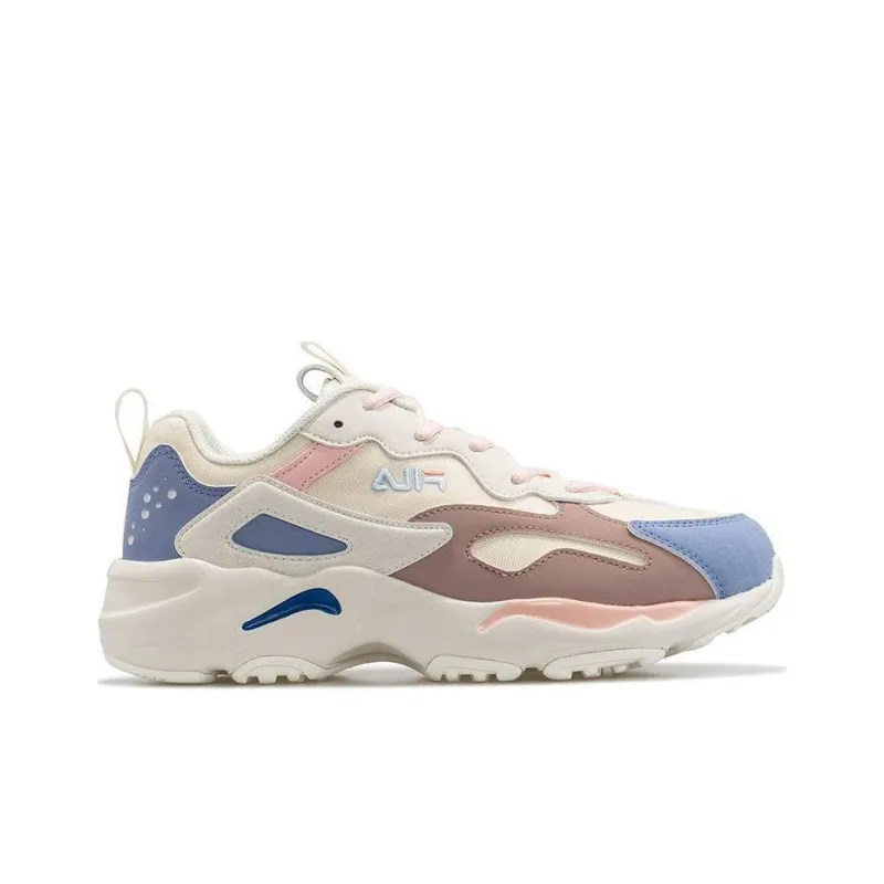 FILA FUSION Fila Tracer Vntg Running Shoes Gs White/Blue/Pink Women's-1