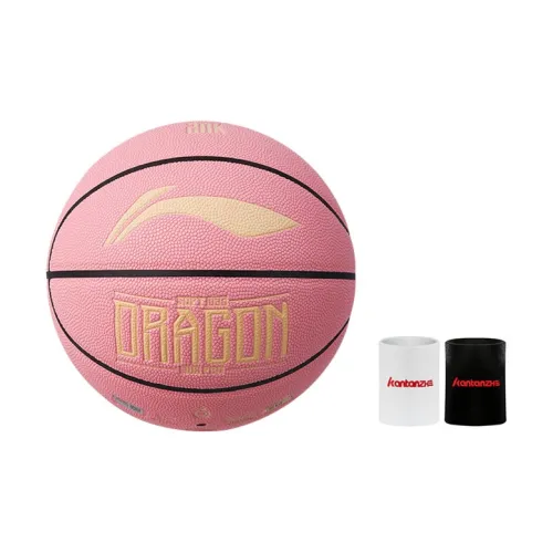 LiNing PU Basketball Pink Size 6 Match