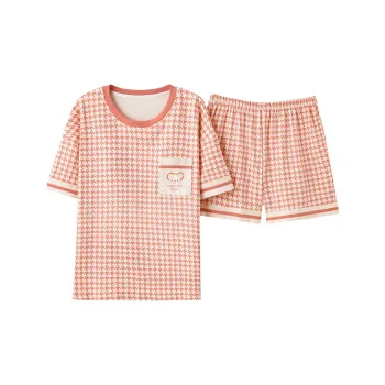 Mulong Family Pajama Set Women's Orange Red