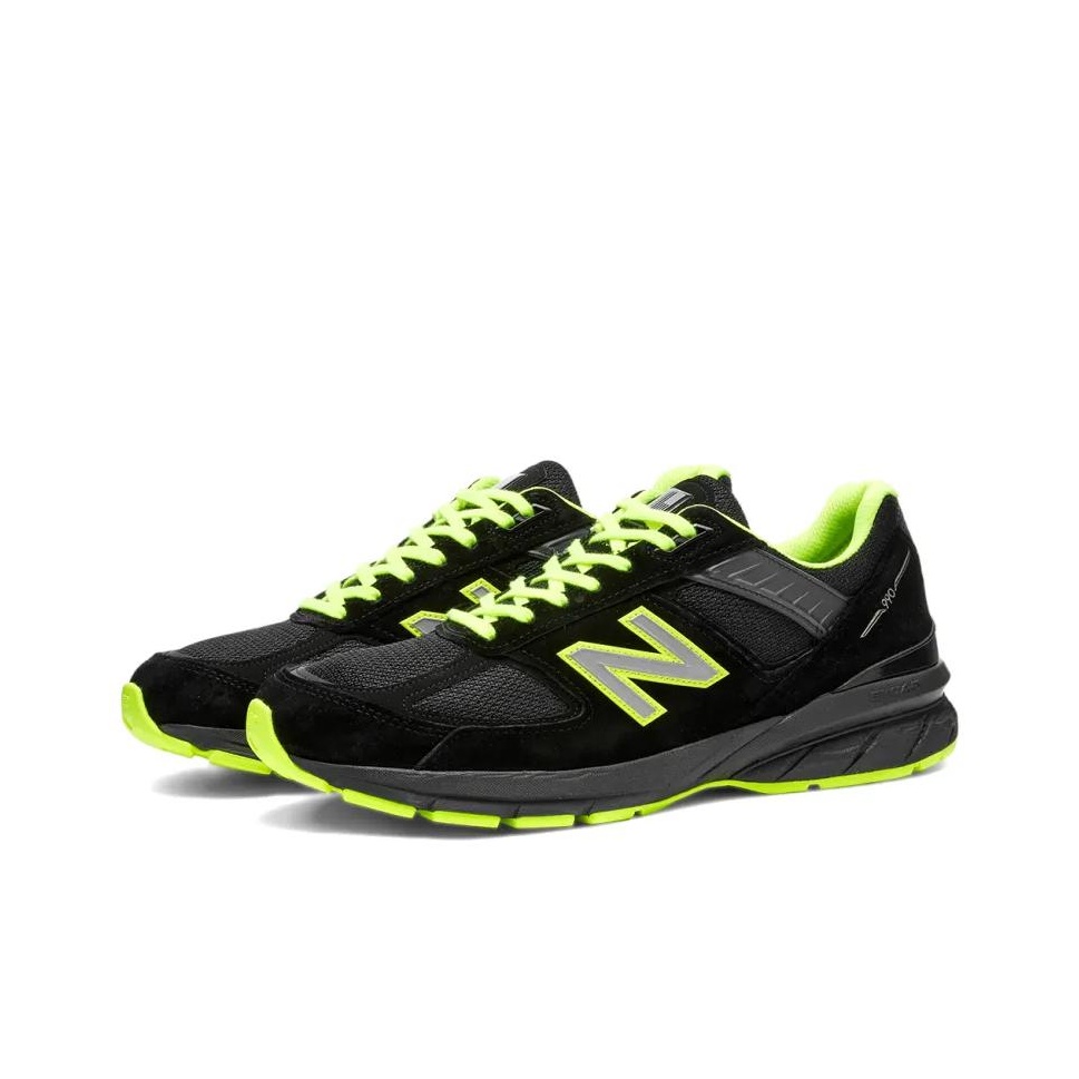 New Balance 990v5 MiUSA Black Hi Lite - POIZON