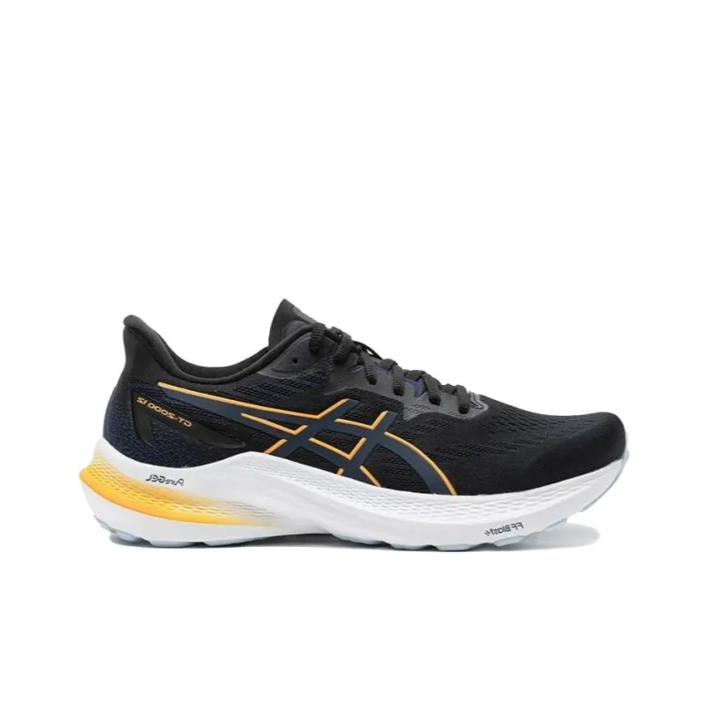 Asics GT 2000 12 Black Fellow Yellow-1