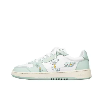 Squidward x Axel Arigato Dice Lo Low-Top Skateboard Shoes Men's White Green