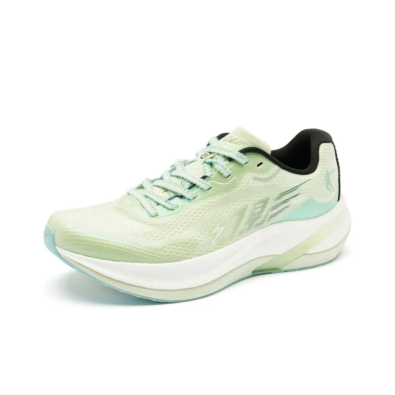 QIAODAN Running Shoes Men Low Top Celadon Light Gray Green-1