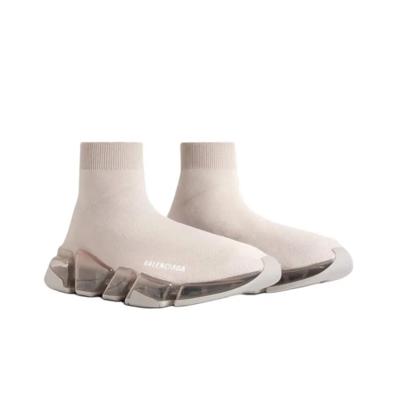 Balenciaga Speed 2.0 'Light Beige Clear Sole' Women's-2