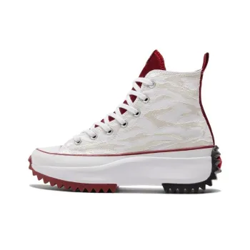 Run Star Converse Hike High 'Chinese New Year White University Red'