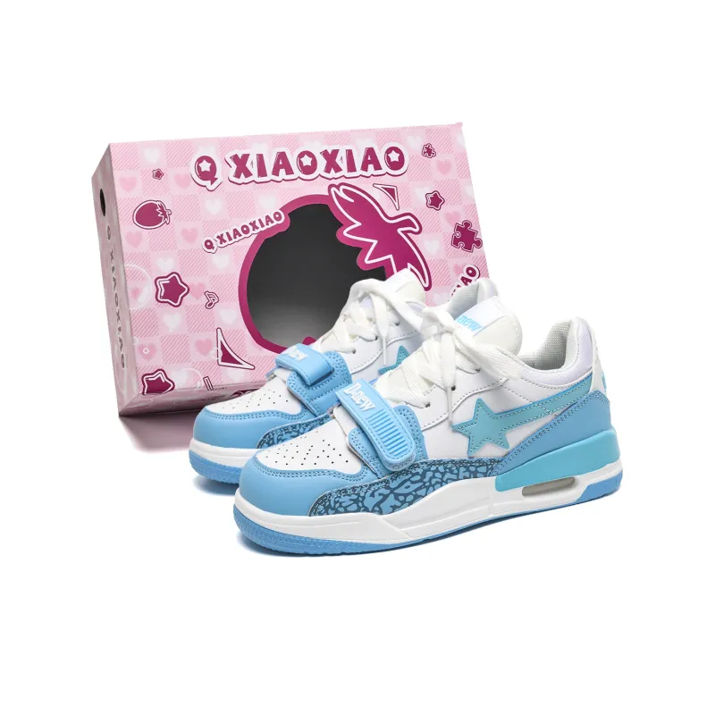 Circle Small Cushioning Coverage Wear-Resistant Lightweight Slip-Resistant Low-Top Skateboard Shoes Unisex-15
