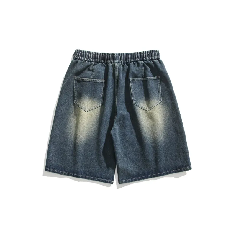 AMBER LIGHT Denim Shorts Unisex-5
