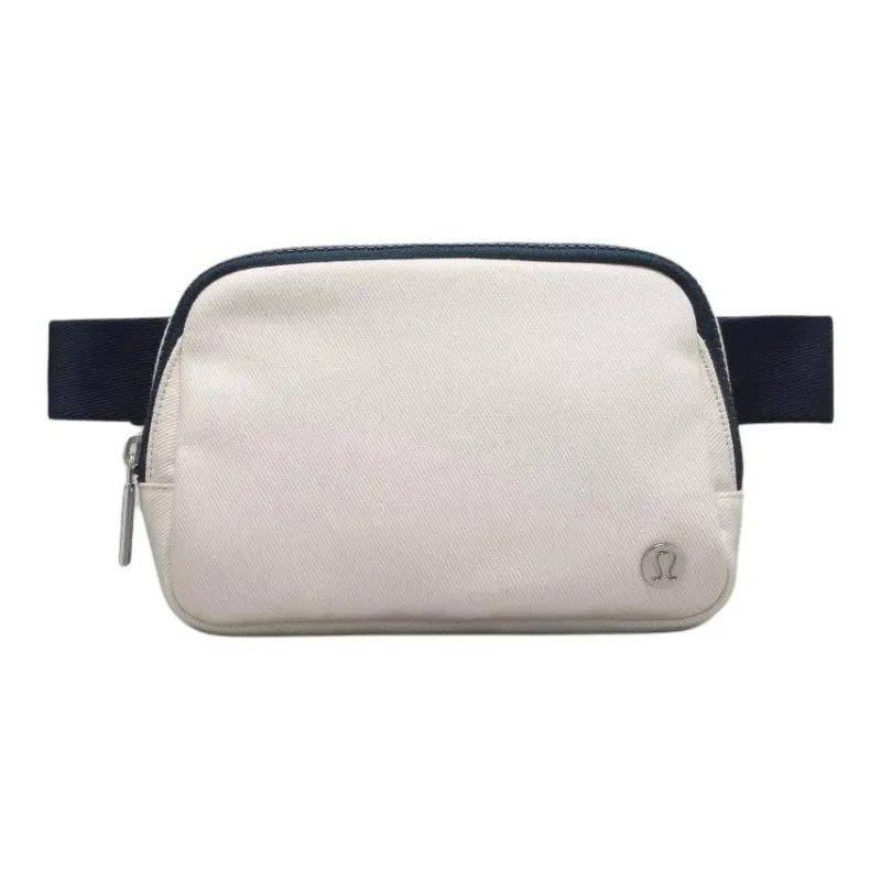 Lululemon Canvas Bag, One Shoulder Crossbody Fanny Pack Regular Women's White-0