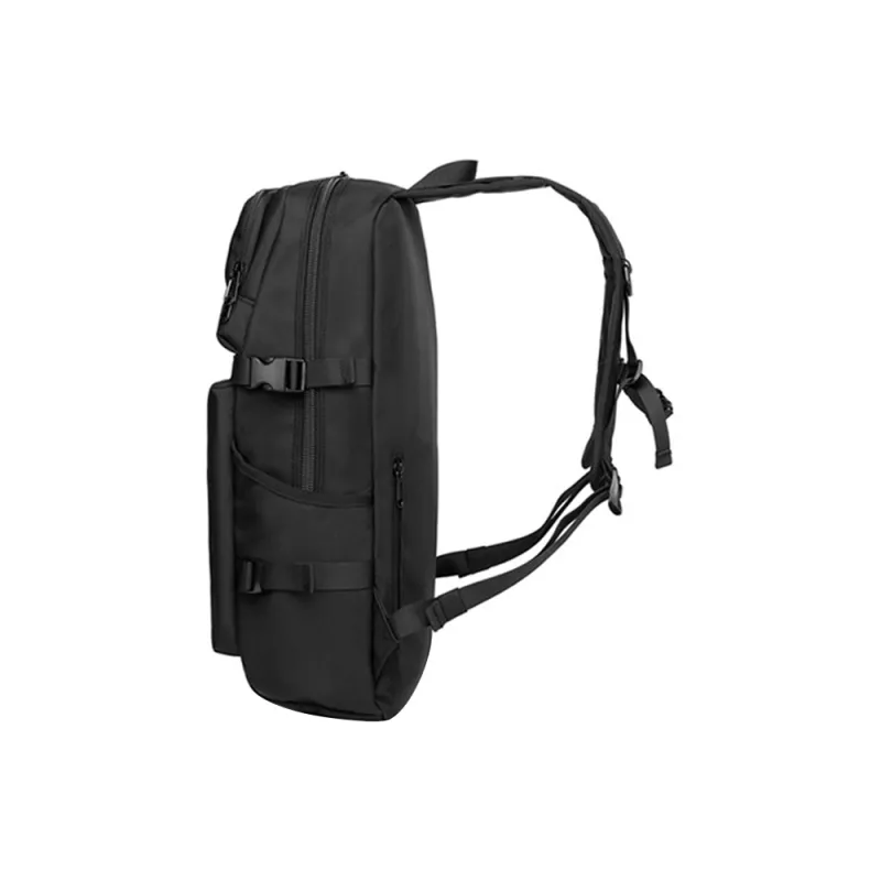 CMLZIUA High quality Fabric Backpack Regular Men's Black/Dark Gray-4