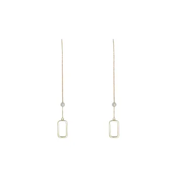 ONEKISS Gold Plated Copper Drop Earrings Women's