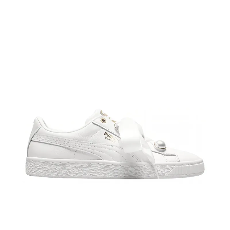 PUMA Suede Platform Bling 'White' Women's-1