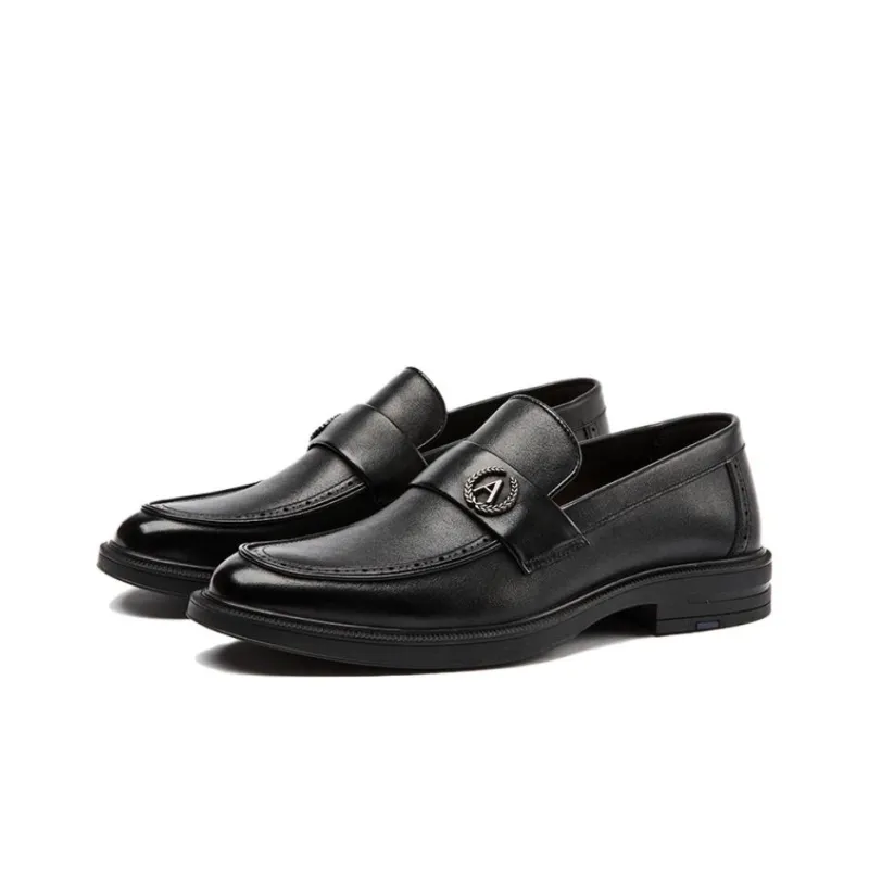 AOKANG Loafers Men Black-1