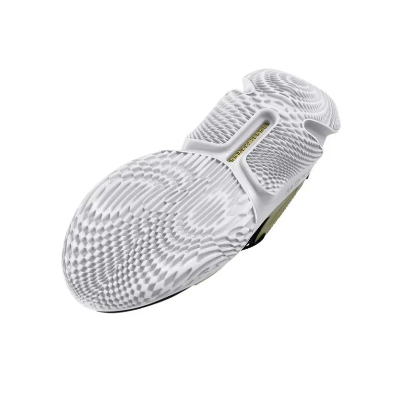 Under Armour Flow Breakthru 4 Cushioning Anti-Slip And Wear-Resistant Mid-Top Basketball Shoes Women's Black Gold-4