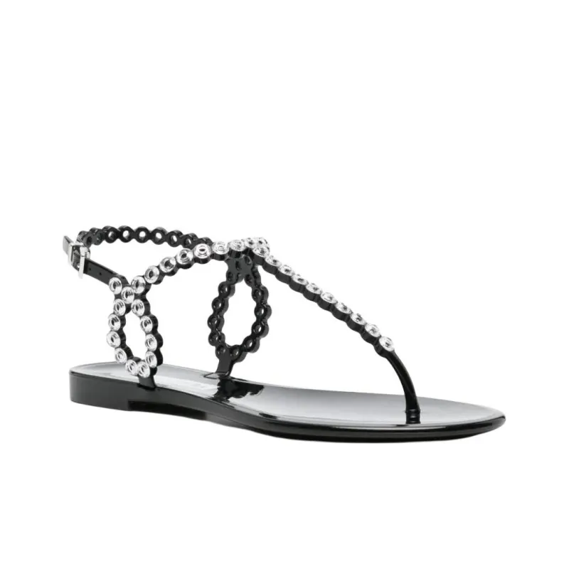 AQUAZZURA Almost Bare Eyelet-embellished Sandals-2