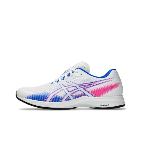 Asics Running Shoes Men Low-Top Gray Blue Pink