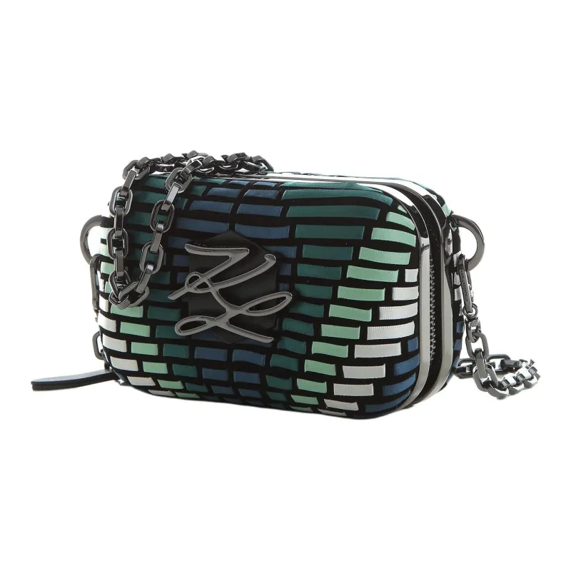 KARL LAGERFELD Polyurethane Shoulder Bag Crossbody Bag Women's Green-1