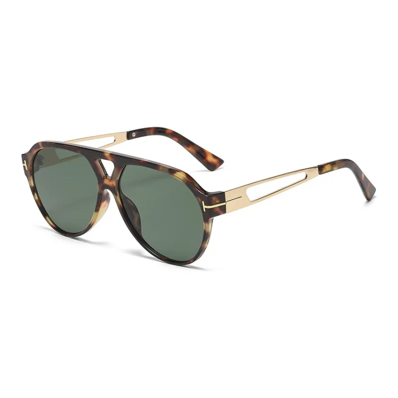 SOMAN Plastic Metal Irregular Shape Sunglasses Unisex-5