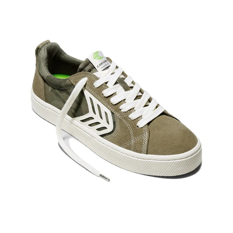 CARIUMA Catiba Pro Low-Top Skateboard Shoes Unisex Olive Green-1