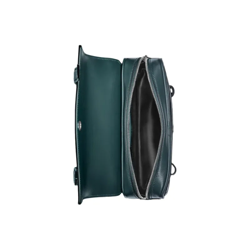MONTBLANC Meisterstuck Full Grain Cow Leather Messenger Bag, Shoulder Bag, Crossbody Bag Men's British Green-4