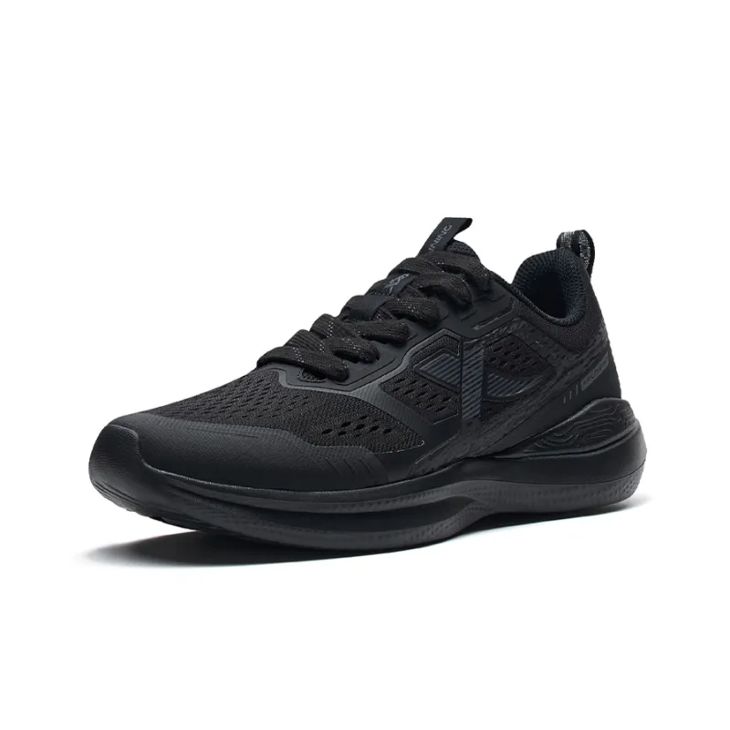 XTEP Soft Cube Running Shoes Men Low Top Black-2