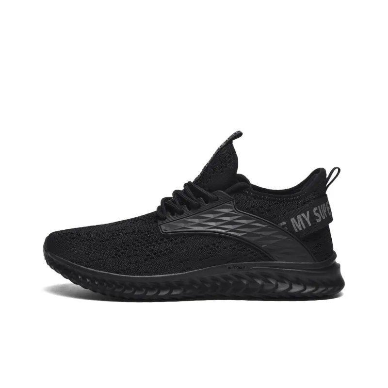 Black tailed Deer Muledeer Breathable And Lightweight Low Top Running Shoes Men's-0