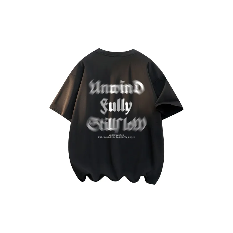 Stillslow Drop Shoulder Sleeve T Shirt Unisex-1