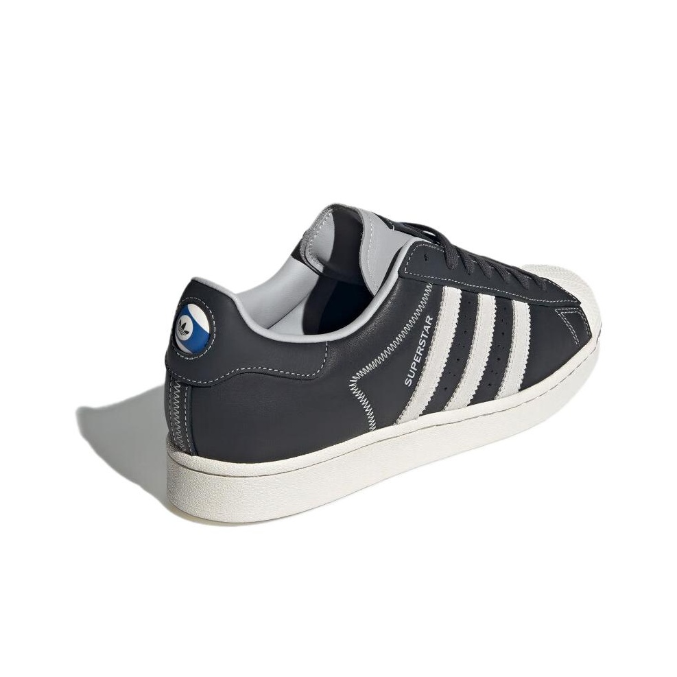 Adidas Superstar Carbon Grey Contrast Stitch US M 10 POIZON