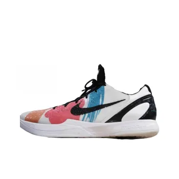 Nike Zoom Kobe 6 Protro PE 'DeRozan' Durable Breathable Low Top Basketball Shoes Men's White Black