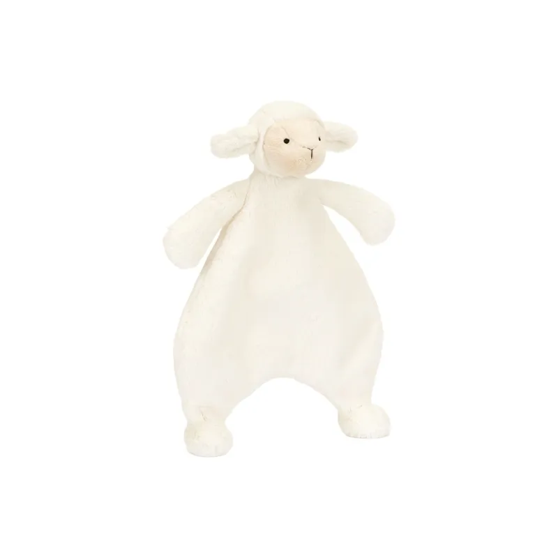 JELLYCAT Bashful Lamb Comforter Stuffed Animal-0