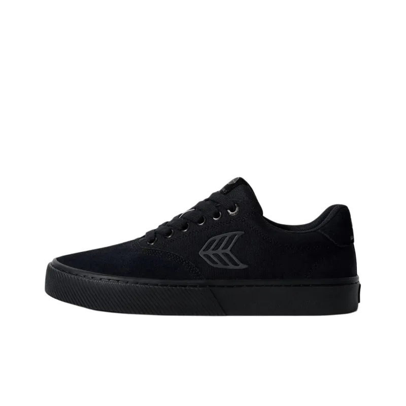 CARIUMA Low Top Skateboard Shoes Unisex Black-0