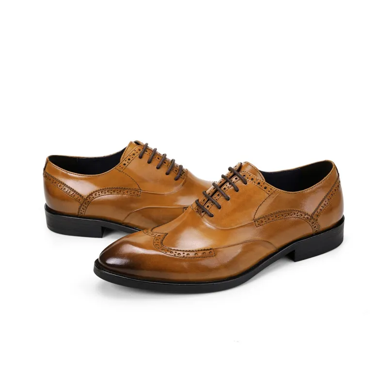 ASTON M.JAZZ Dress Shoes Men Low Top Black/Burgundy/Coffee/Brown-13