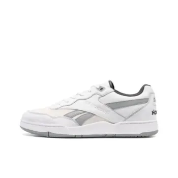 Reebok BB 4000 II Slip Resistant Cushioning Abrasion Resistant Low Top Skateboard Shoes Men's White