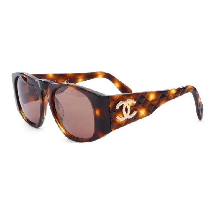CHANEL Cc Logo Round framed Sunglasses-0