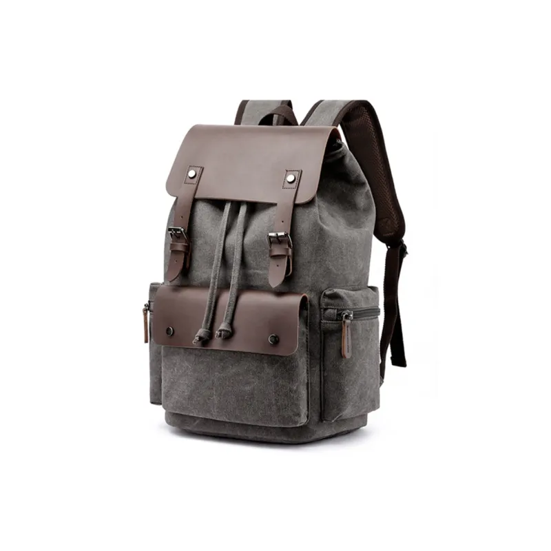 CMLZIUA Washable Canvas Backpack Unisex Multicolor-1