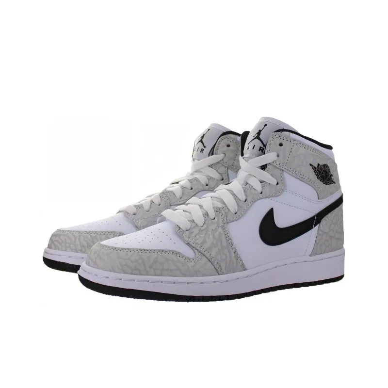 Jordan 1 Retro High Premium White Black GS-2